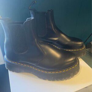Dr. Marten Smooth Leather Platform Chelsea Boots